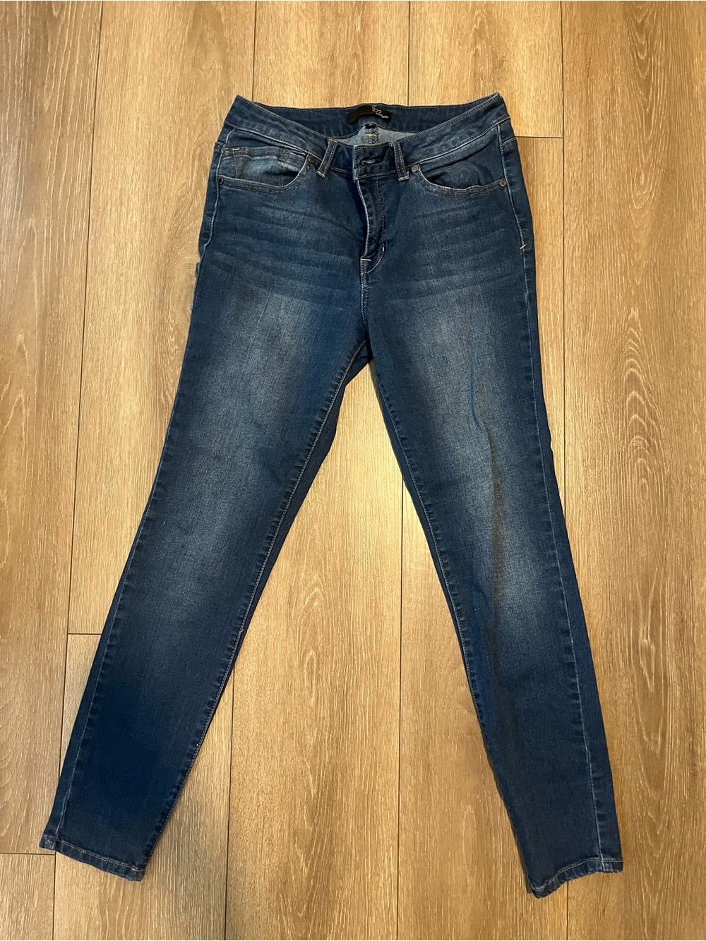1822 Denim Women's Dark Blue Stretch Skinny Jeans